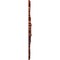 Ekena Millwork Melchor Diamond Ceiling Medallion (Canopies up to 4"), 67 1/4"W x 43 3/8"H x 4"ID x 2"P, Firebrick CM70X43MLFIF - alternate 4